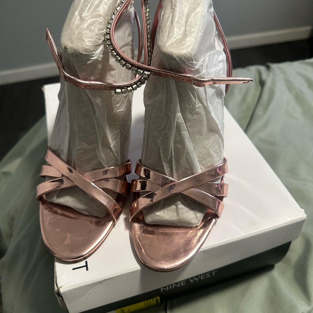 Nine West Noras Women's Strappy Dress Sandals - Picture 2 of 6